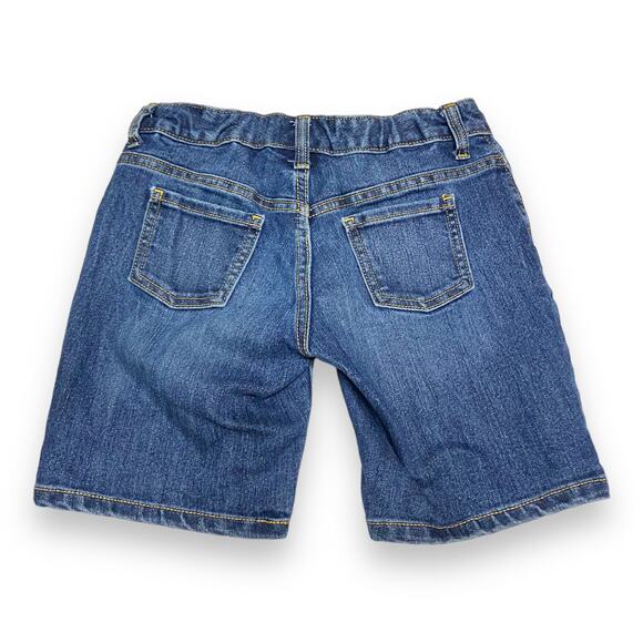 Old Navy Girls‎ Shorts Size 10 Blue Denim Tomboy Dark Wash Adjustable Waist - Picture 5 of 6
